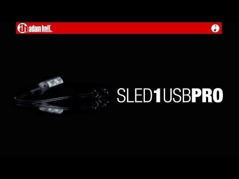 Adam Hall Stands SLED 1 USB PRO - Lampada a collo di cigno USB con 2 LED