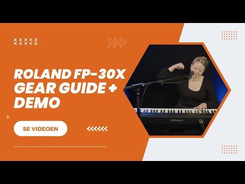 Roland FP-30X Pianoforte Digitale (Nero)