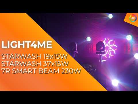 Light4Me 7R Smart Beam 230W Teste Mobile Beam