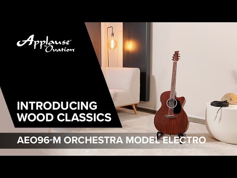 Applause E-Acoustic Guitar Wood Classics AEO96-M Orchestra Model Electro - Natural Matt (AEO96-M)