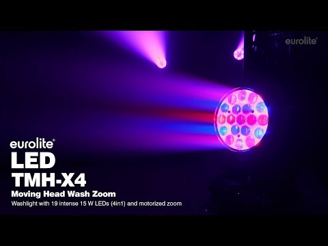 EUROLITE LED TMH-X4 Teste Mobile Wash Zoom wh