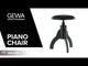 GEWA Piano Chair Deluxe - Matt black