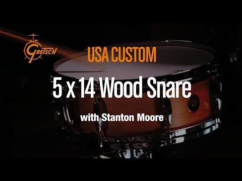 Gretsch USA Custom rullante 14" x 5", Satin Natural