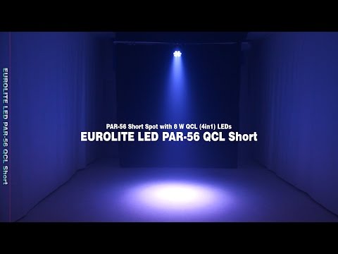 EUROLITE LED PAR-56 QCL Corto bk