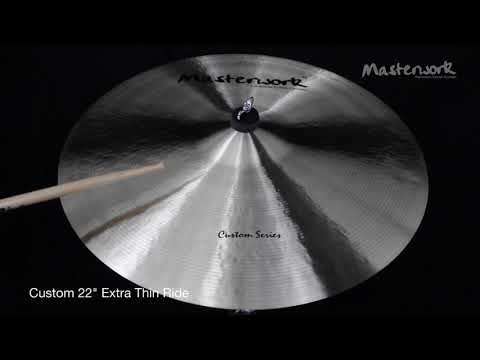 Masterwork Custom 22" Ride Extra sottile