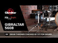 Gibraltar Sgabello per batteria 5000 Series - 5608