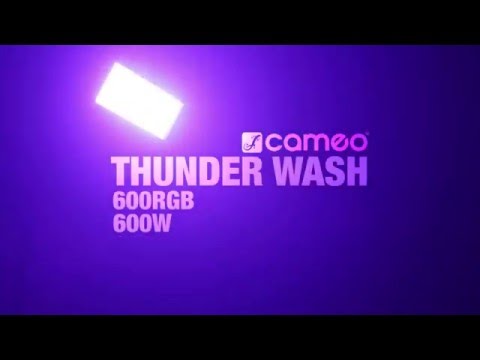 Cameo THUNDER® WASH 600 W - luce strobe-, blinder- e wash 3-in-1 648 x 0,2 W luce bianca