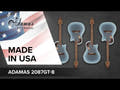 Adamas Chitarre E-Acoustic 2087GT Deep Contour Cutaway - Reverse Blue Burst (2087GT-8-G)