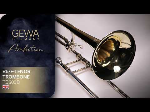 GEWA Ambition TB503B Bb/F trombone basso-tenore, vernice trasparente