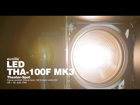 EUROLITE LED Proiettore teatrale THA-100F MK3