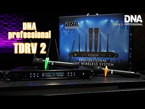 DNA TDRV 2 microfono wireless con 2x trasmettitori Dora