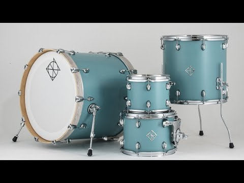Dixon PODCSTM422-01-QB set di fusti, blu quetzal satinato
