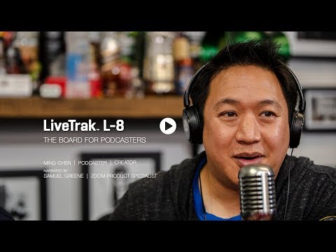 Zoom LiveTrak L-8 Mixer/Interfaccia per Podcast