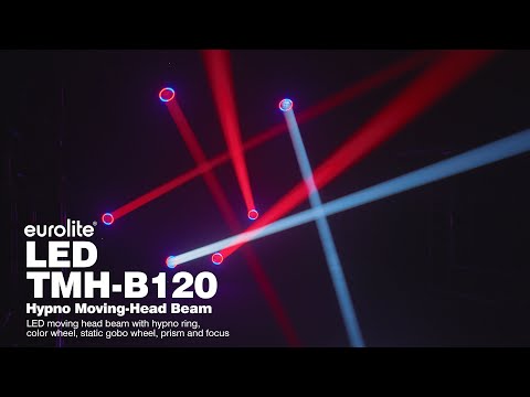 EUROLITE LED TMH-B120 Hypno Teste Mobile Beam