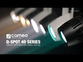 Cameo Q-SPOT 40 TW - Spot compatto con LED bianco regolabile da 40 W, in nero