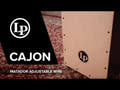 Latin Percussion Cajon Matador con filo regolabile (LP1426)