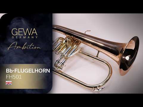 GEWA Ambition FH501 flicorno in Sib, laccato trasparente