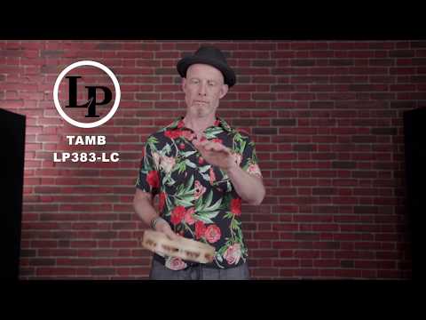 Latin Percussion Tamburello Pro 10 in a fila singola - Alluminio (LP380A-AL)