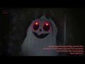 Figura di Halloween, fantasma Peter, animata, 90 cm