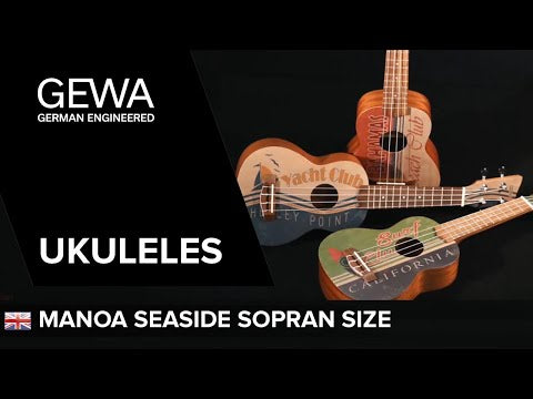 GEWA ukulele soprano Manoa Seaside - K-SO-SC