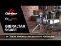 Gibraltar Sgabello per batteria Serie 9000 - 9608E