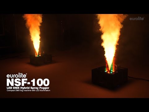 EUROLITE NSF-100 LED DMX Ibrido Nebulizzatore di Fumo