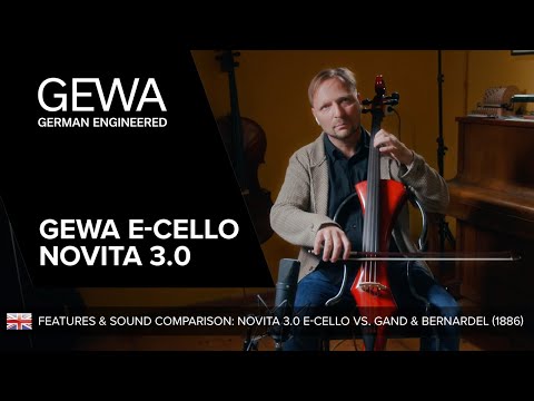 GEWA E-Violoncello Novita 3.0 - Rosso-marrone (4/4)