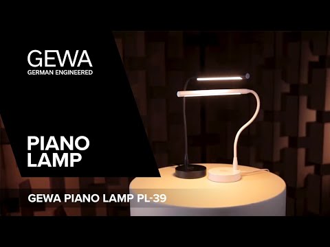 GEWA Lampada per pianoforte PL-39 - Black opaco