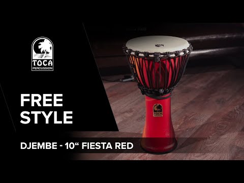 Toca Djembe Freestyle a corda accordato - Fiesta (SFDJ-10F)