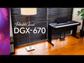 Yamaha DGX670B Pianoforte elettrico (Nero)