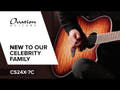 Ovation E-Acoustic Chitarre Celebrity Standard Plus Mid Cutaway - Cognac Burst Gloss (CS24X-7C-G)