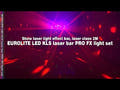 Eurolite 2x LED KLS Laser Bar PRO + Easy Show + 2x M-4 Supporti