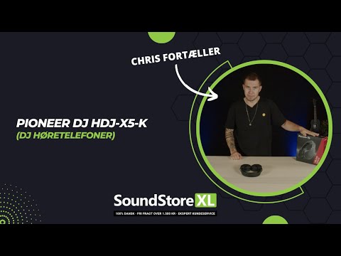 Pioneer DJ HDJ-X5 K DJ-Høretelefoner (Nero)