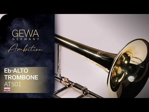 GEWA Ambition AT501 trombone contralto in Mib, laccato trasparente