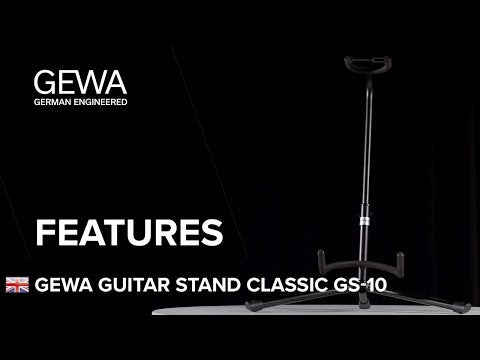 GEWA Classic supporto per chitarre GS-10B, nero