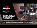 Gibraltar Sgabello per batteria Serie 9000 - 9608OS
