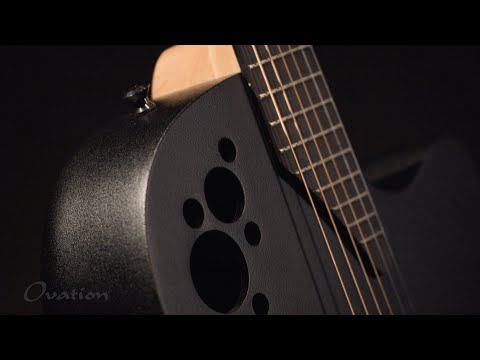 Ovation Chitarre E-Acoustic Elite TX Deep Contour Cutaway - Black Textured (2078TX-5-G)