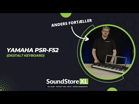 Yamaha PSR-F52 Keyboard (Nero)