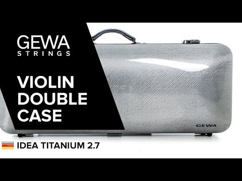 GEWA Custodia doppia per violino Idea 2.7 - Titanio