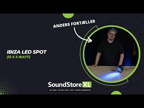 LED Spot Multicolor con telecomando (12x3W)