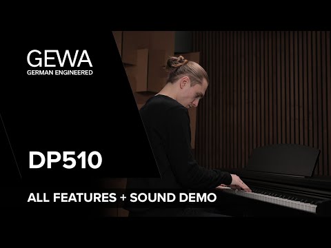 GEWA pianoforte digitale DP510 - nero opaco