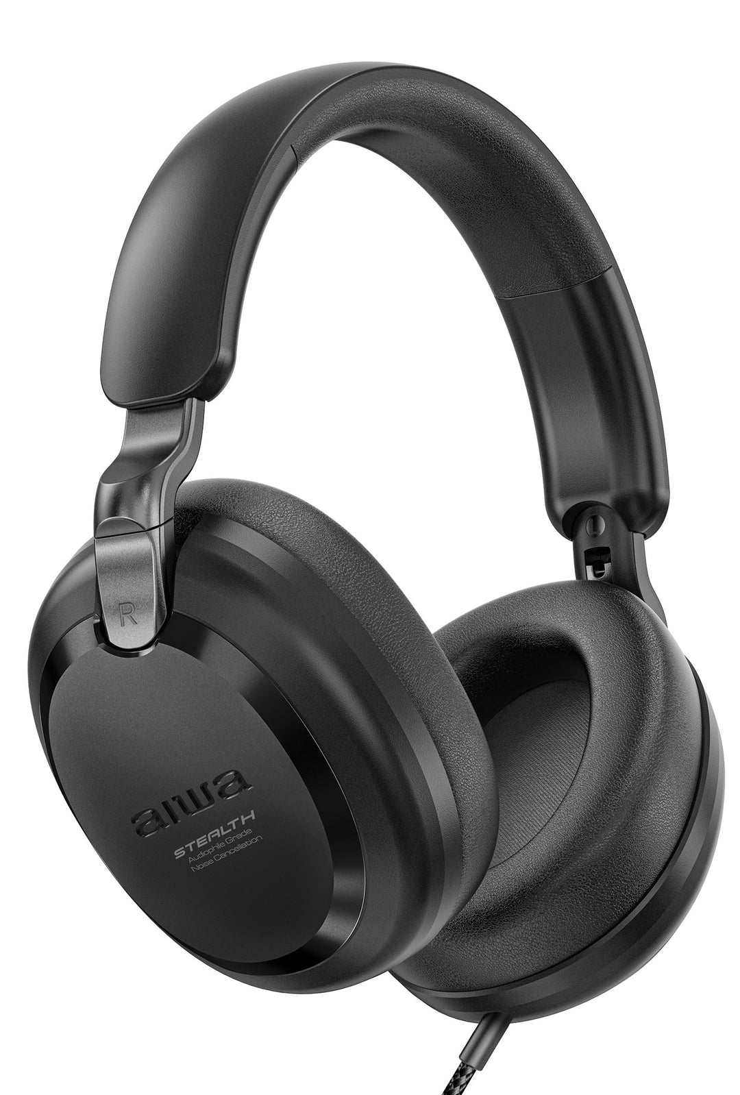 Aiwa HD-450BK cuffie wireless, Nere
