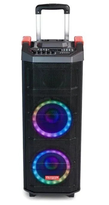 AIWA KTSP-630 – Cassa party trolley da 600W con doppio 8" HyperBass