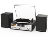 Giradischi HiFi AIWA LPS-1 con DAB+, CD, Bluetooth e altoparlanti, nero