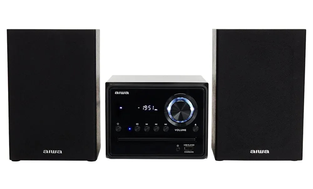 AIWA MCBT-350 Impianto Micro Hi-Fi 20W con Bluetooth, CD, FM e USB