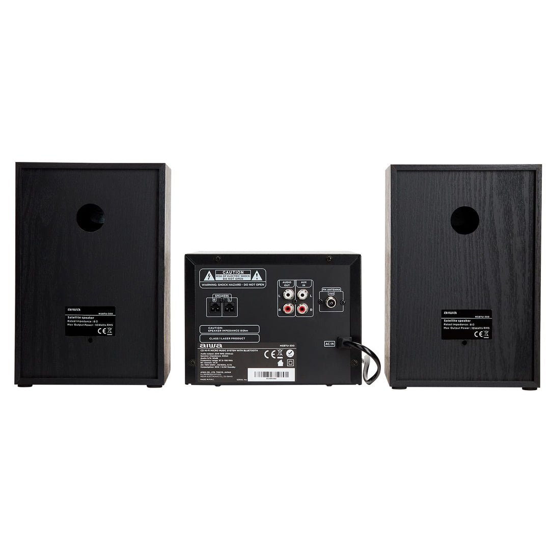 AIWA MCBT-350 Impianto Micro Hi-Fi 20W con Bluetooth, CD, FM e USB