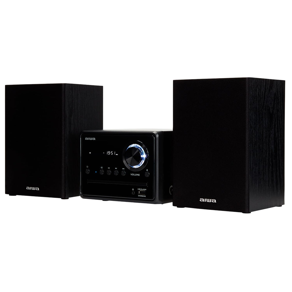 AIWA MCBT-350 Impianto Micro Hi-Fi 20W con Bluetooth, CD, FM e USB