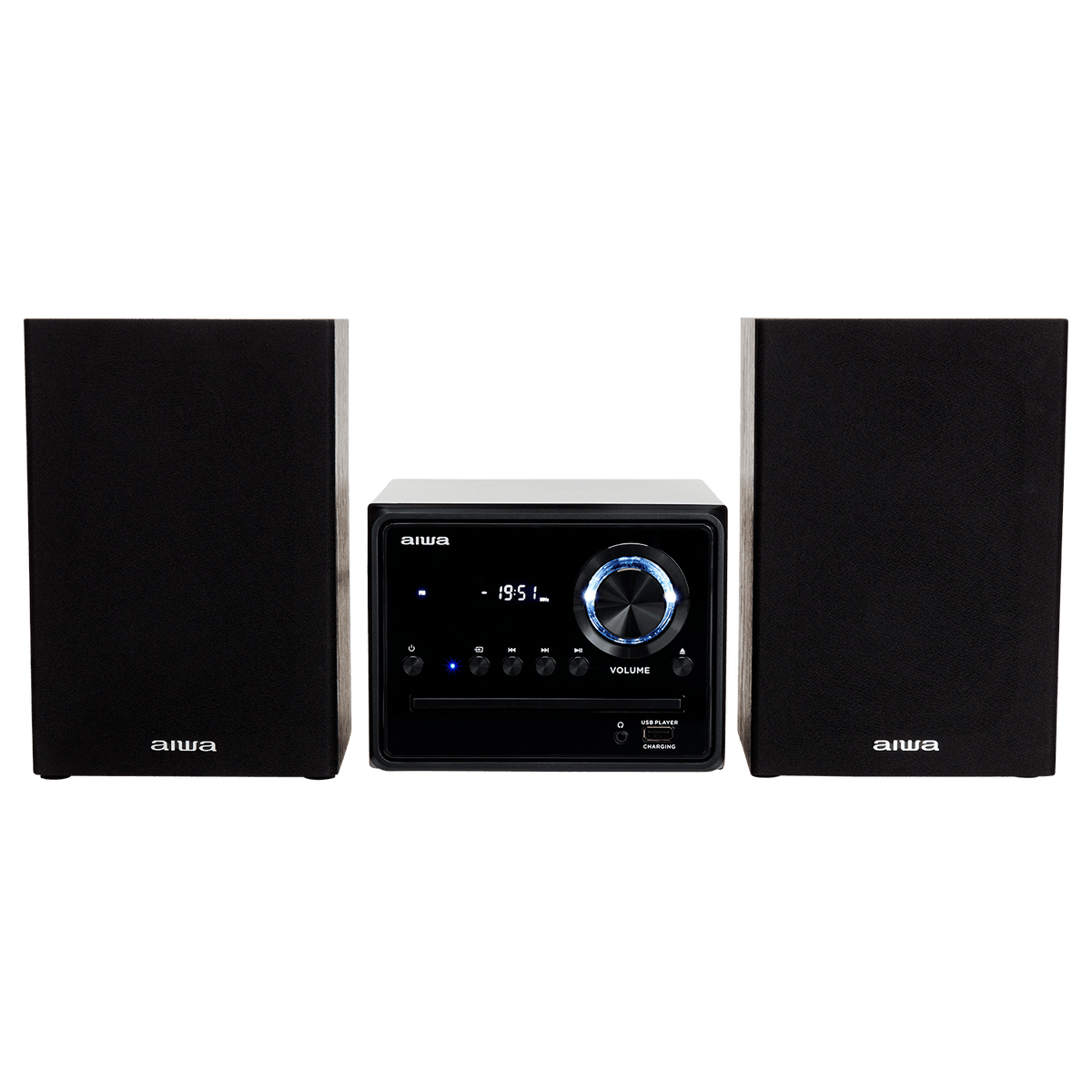AIWA MCBT-350 Impianto Micro Hi-Fi 20W con Bluetooth, CD, FM e USB