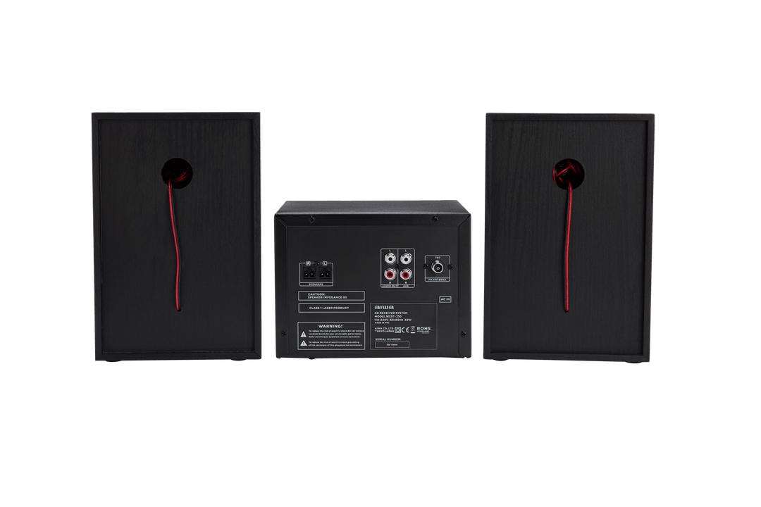AIWA MCBT-350 Impianto Micro Hi-Fi 20W con Bluetooth, CD, FM e USB