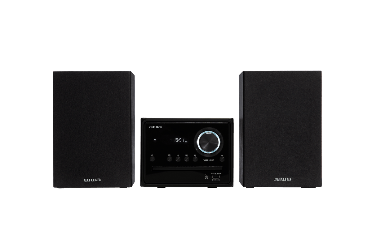 AIWA MCBT-350 Impianto Micro Hi-Fi 20W con Bluetooth, CD, FM e USB